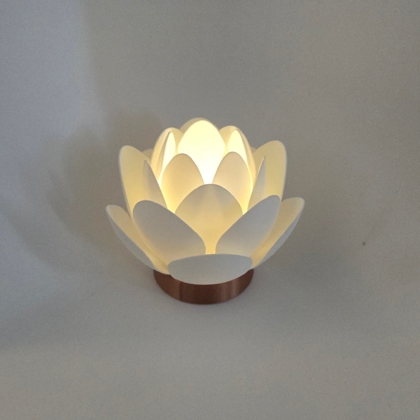 Lotus Flower Tea Light Lamp