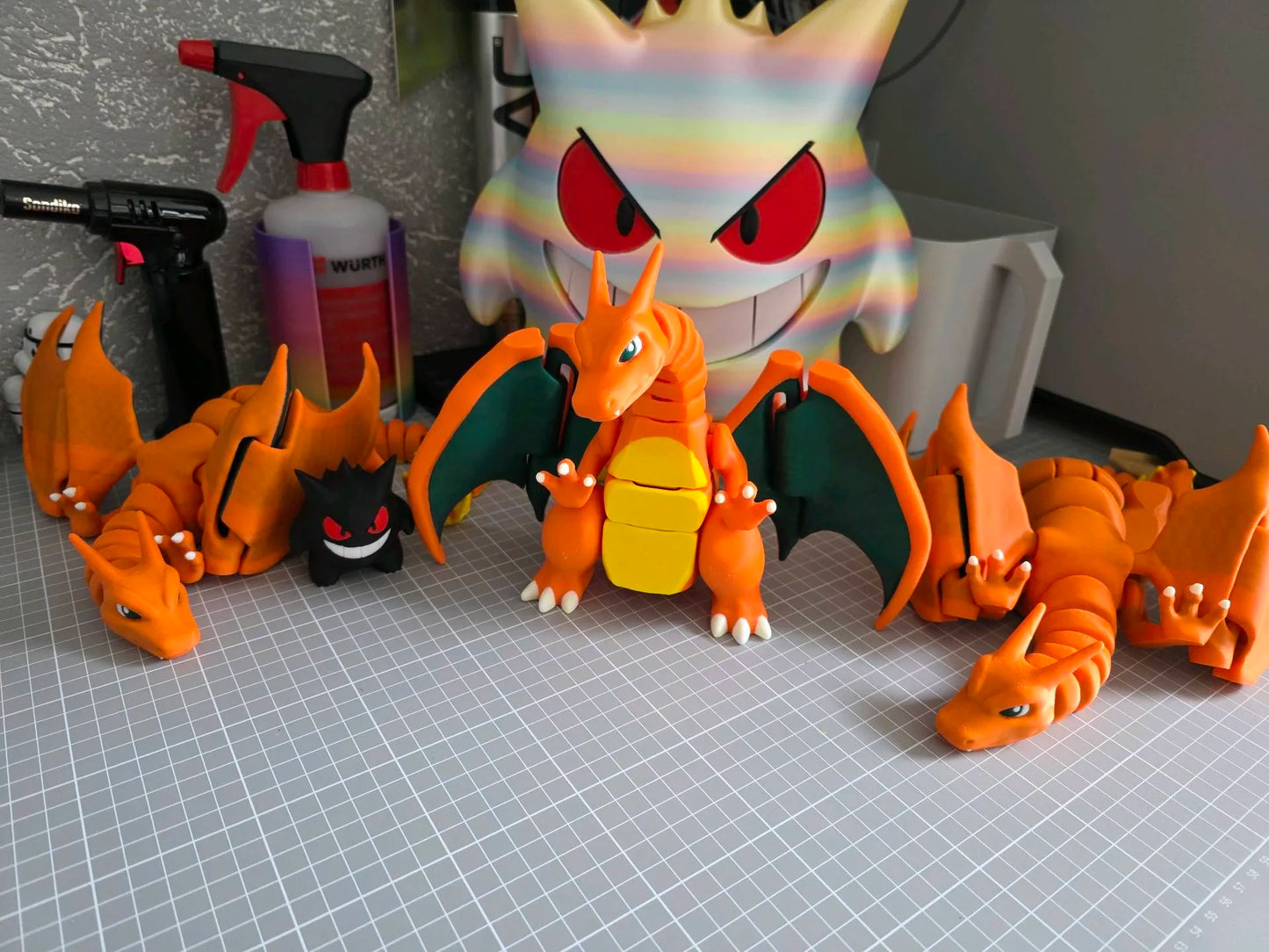 🔥 Flexi Articulated Charizard – 3D Printed Pokémon Collectible 🐉
