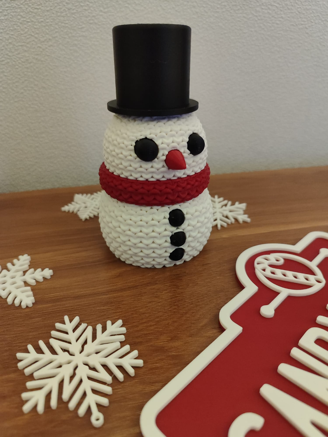 Knitted Snowman