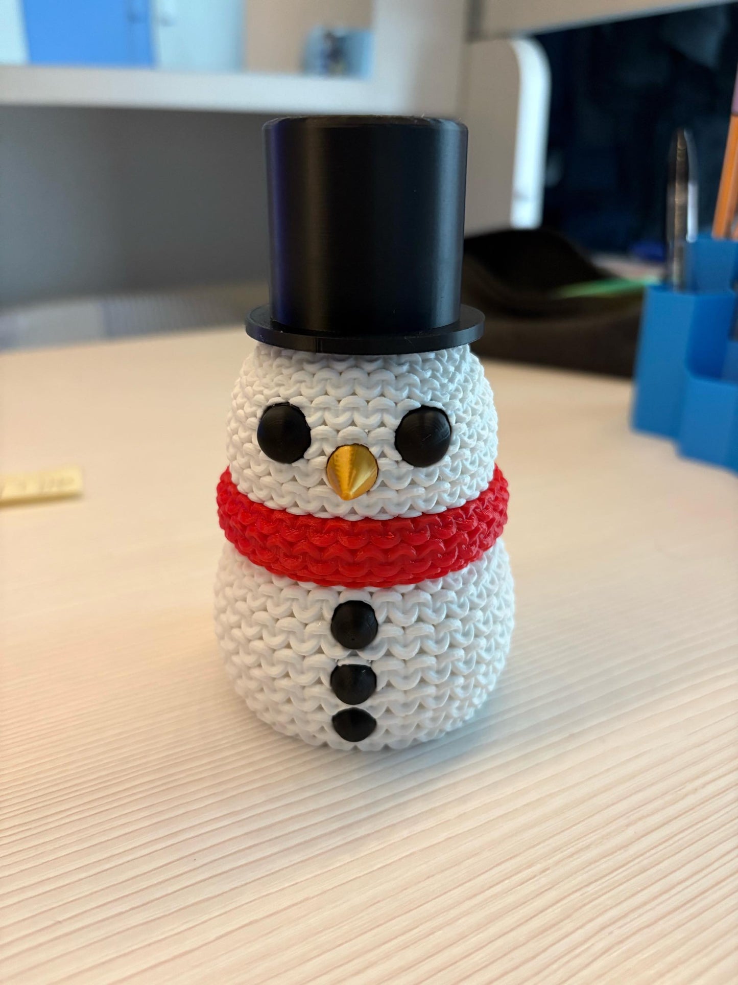 Knitted Snowman