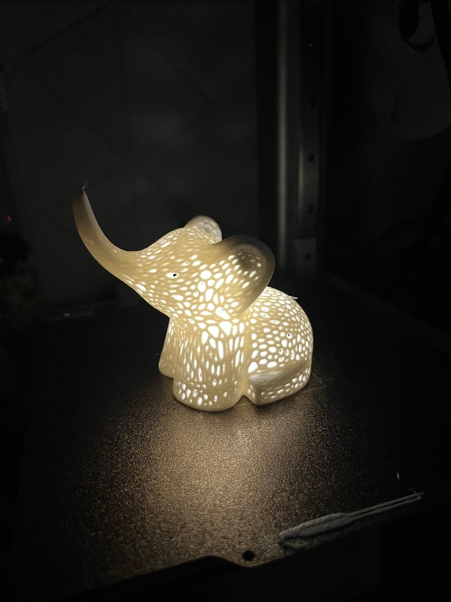 Voronoi Elephant Tea Light