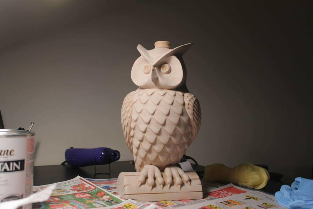 3D Printed Owl Lamp π¦