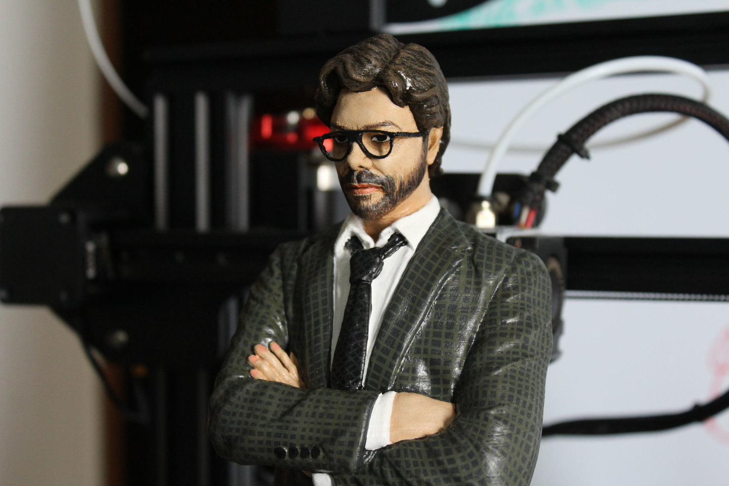 3D Printed Professor Figurine – Perfect Tribute for Heist Fans