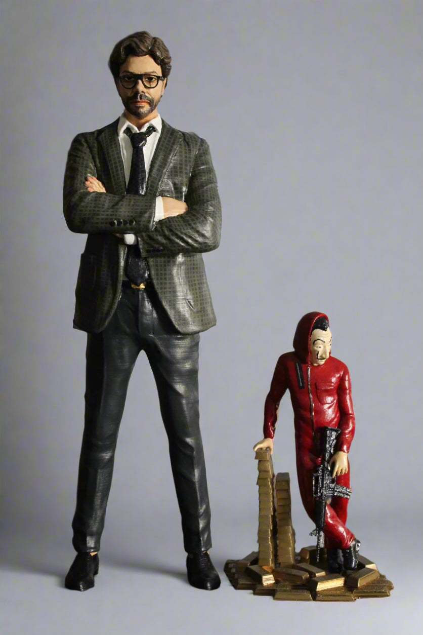 3D Printed Professor Figurine – Perfect Tribute for Heist Fans