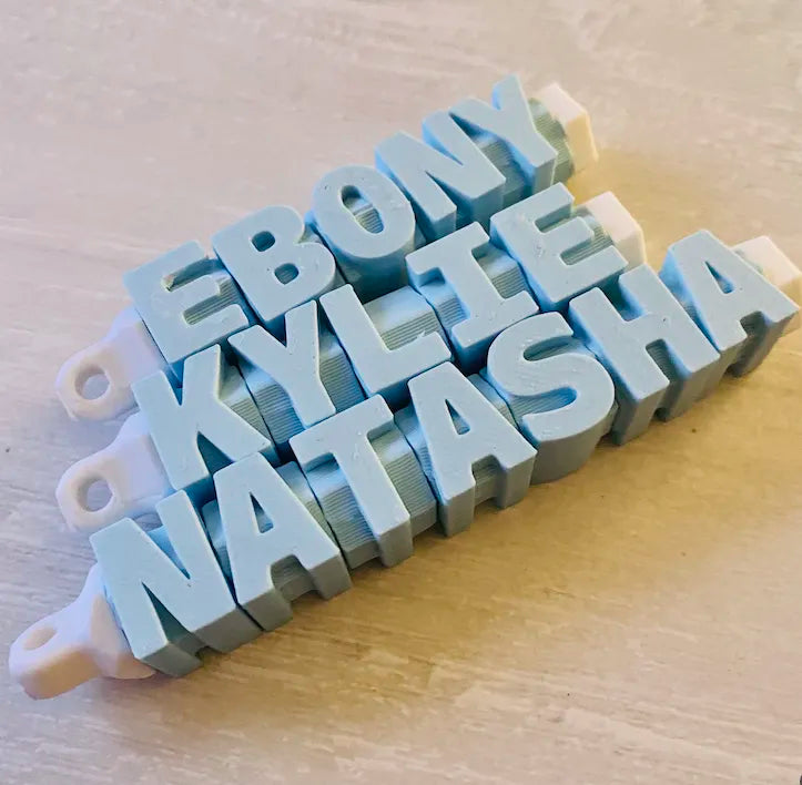 Customizable Fidget Name Keychain Spinner