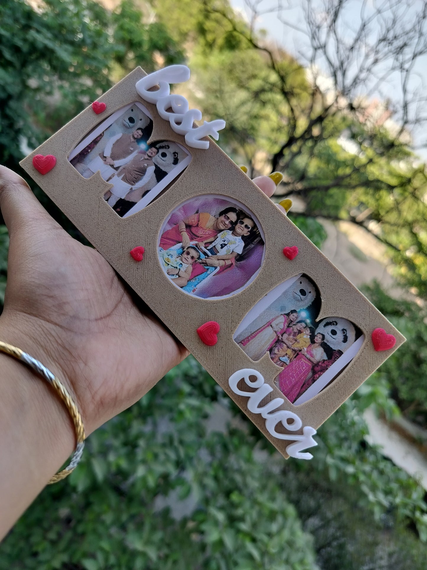 MOM Photo Frame With Fridge Magnet