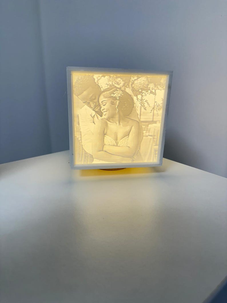 3D Lithophane Photo Cube Box β Light Up Your Memories π―οΈ