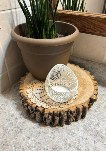 Voronoi Tea Light Lamp