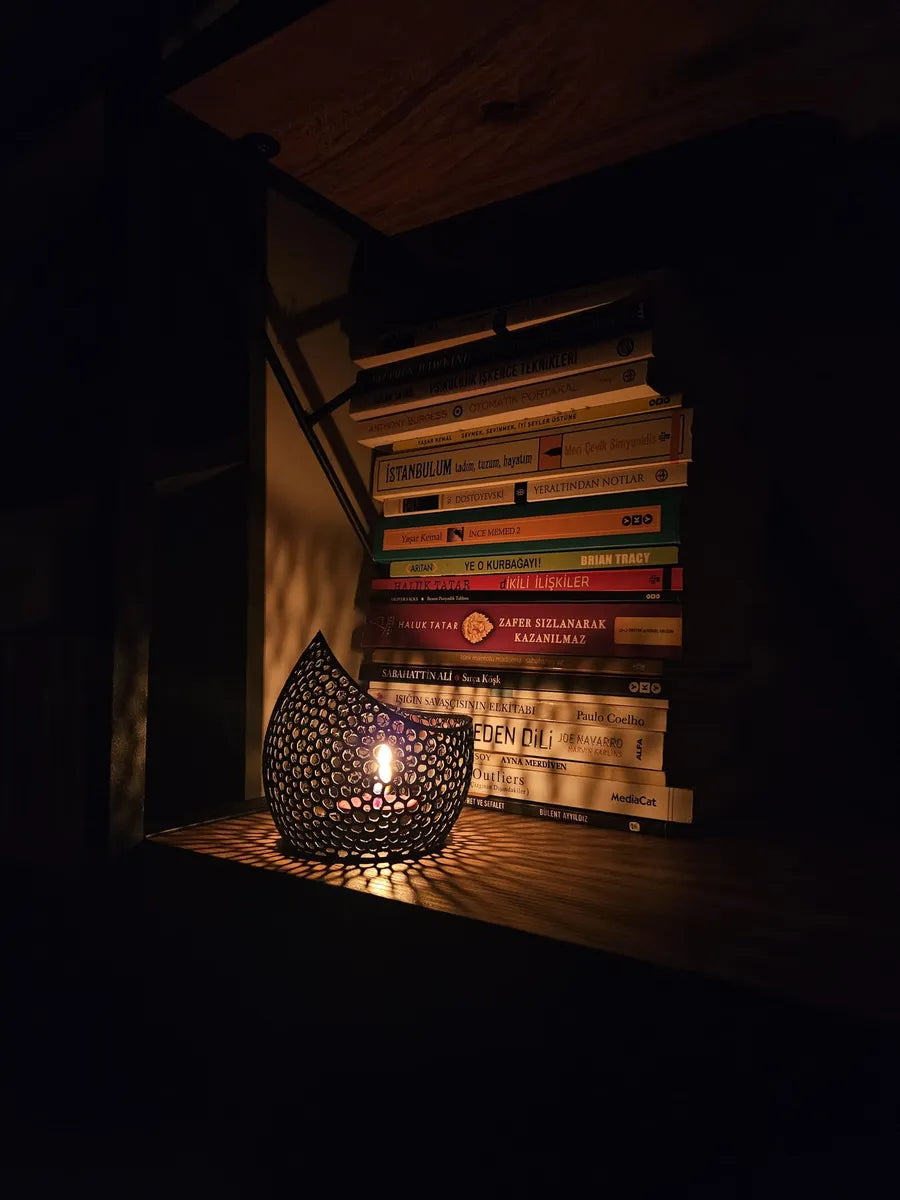 Voronoi Tea Light Lamp