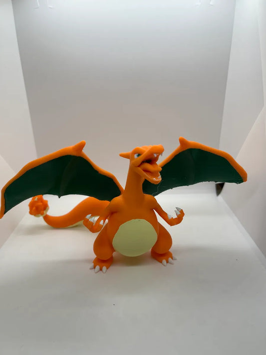 🔥 3D Printed Fire Dragon Figure 🐉