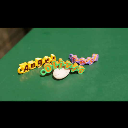 Straight Personalized Name Keychain