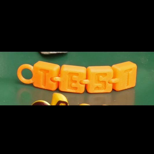 Same Size Bricks Personalized Name Keychain