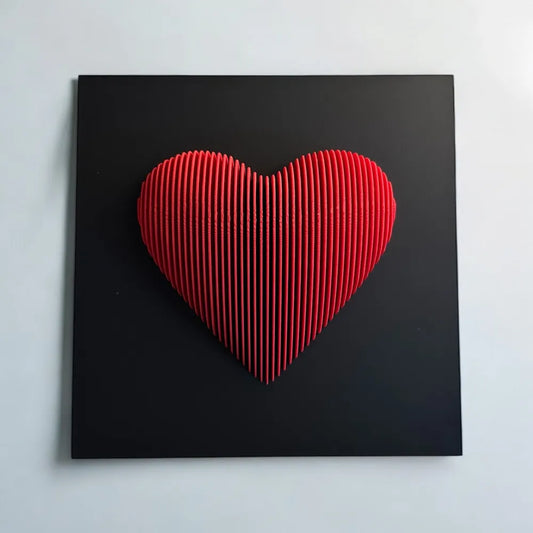 Heart Layered Sculpture