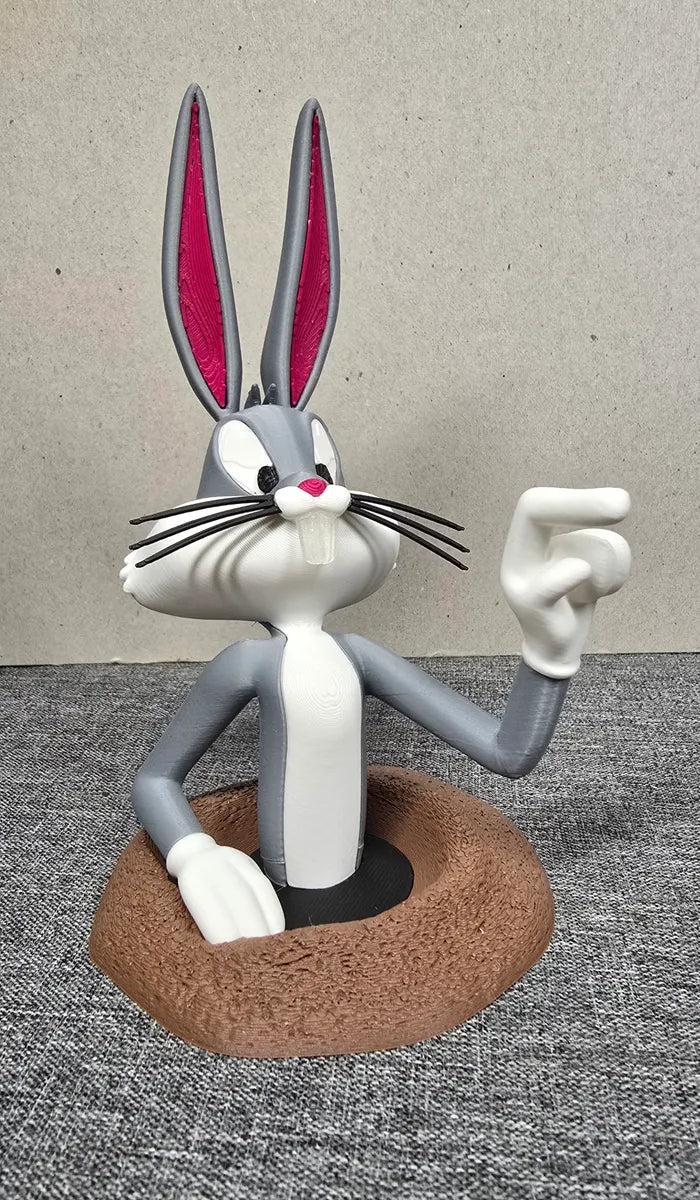 🐰 3D Printed Bunny & Wolf Duo 🐺