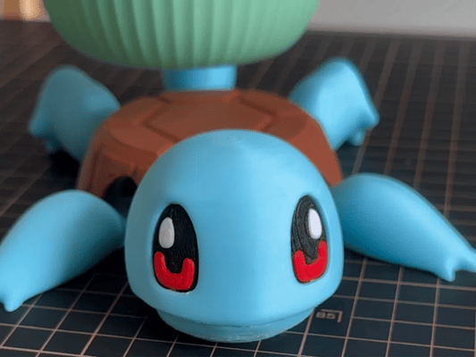 🐢 Articulated Turtle Coaster – Mouth-Opening Fun for Your Drinks! 🥤