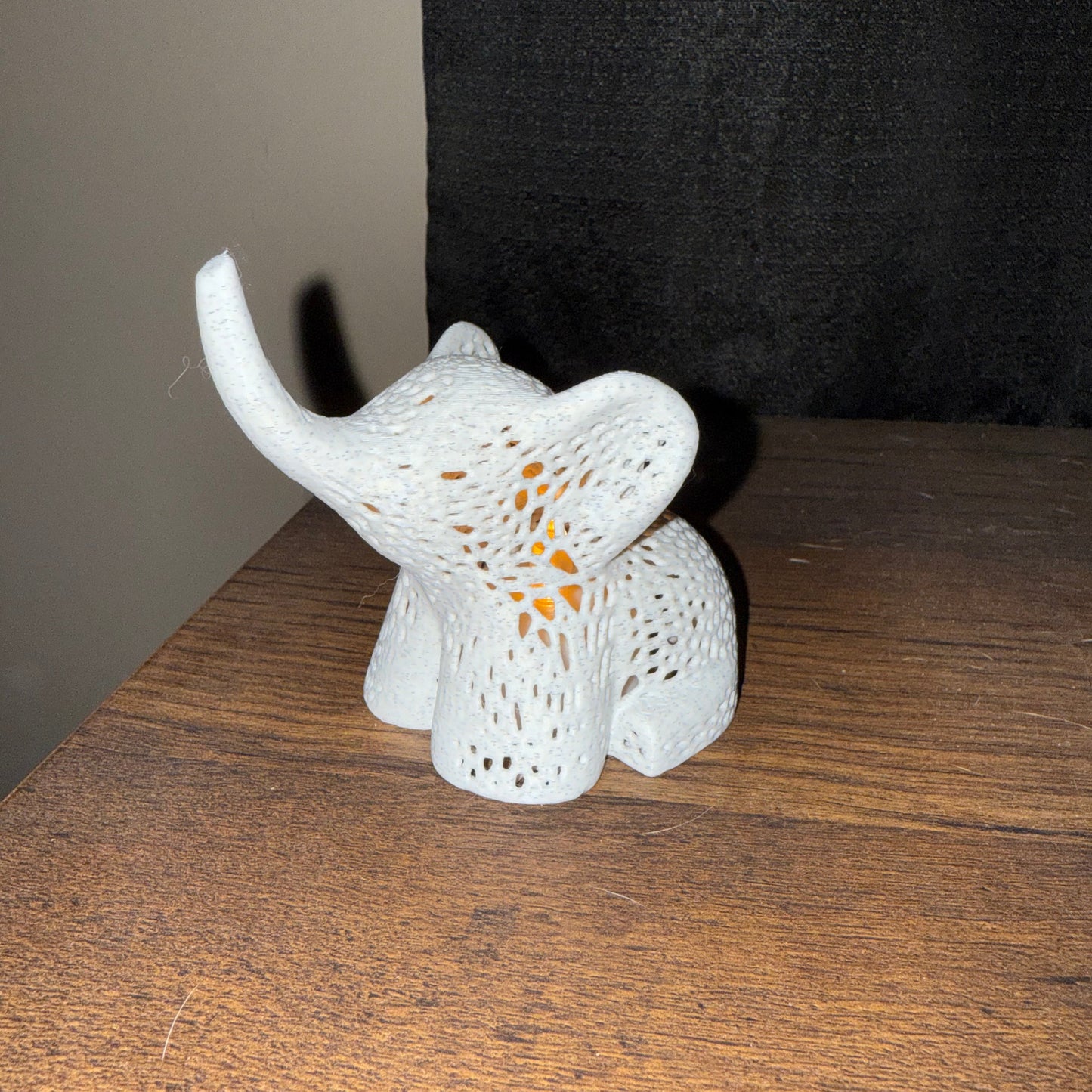 Voronoi Elephant Tea Light