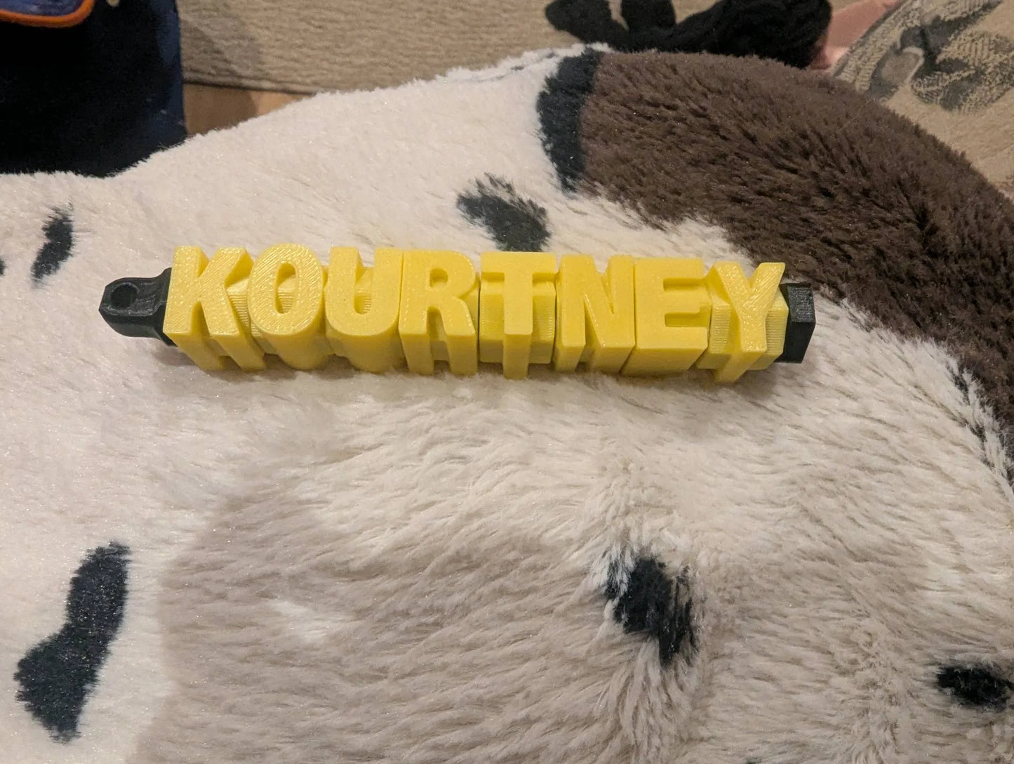 Customizable Fidget Name Keychain Spinner