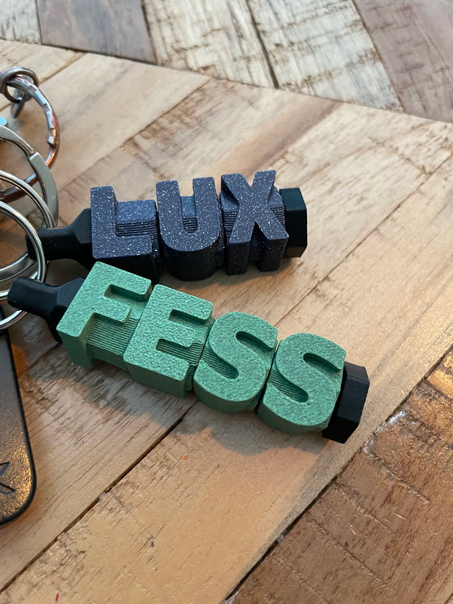 Customizable Fidget Name Keychain Spinner