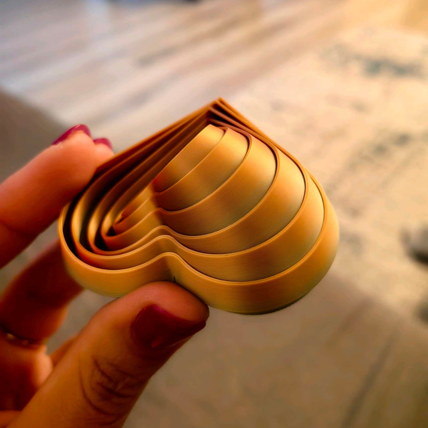 Heart Layered Fidget Toy