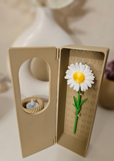 Infinite Bloom Flower Box – 3D Layered Floral Shadow Box & Tabletop Display | Elegant Keepsake Gift for Mom