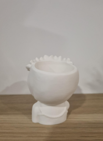 "Blooming Love" Flower Girl Figurine – 3D Minimalist Mother’s Day Sculpture & Shelf Decor | Whimsical Artistic Family Gift
