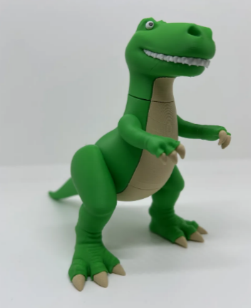 Fully Articulated T-Rex 3D Print Model – Easy Assembly Multi-Part Dinosaur