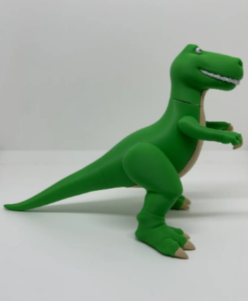 Fully Articulated T-Rex 3D Print Model – Easy Assembly Multi-Part Dinosaur