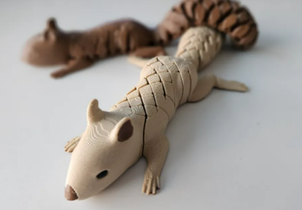 Flexi-Squirrel: Adorable Articulated Woodland Fidget Companion