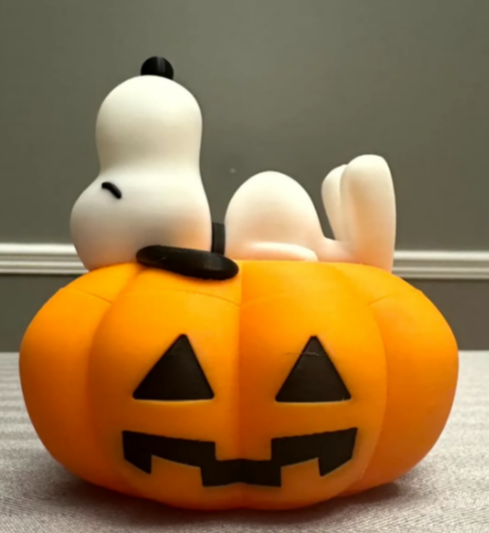 Snoopy's Spooky Stash: Jack-o'-Lantern Trinket Box & Candy Dish