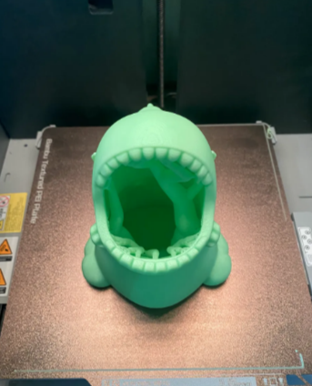 Chomping T-Rex Pen Stand: Adorable Dinosaur Desktop Organizer