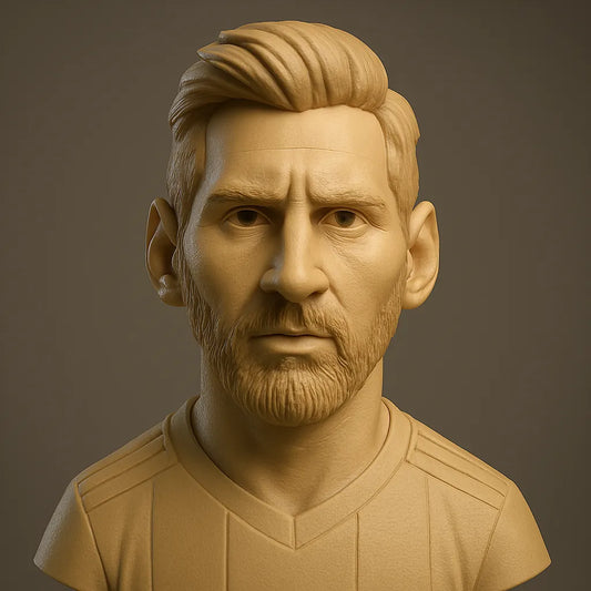 ⚽ 3D-Printed Soccer Icon Bust – Inspired by a Legend 🏆