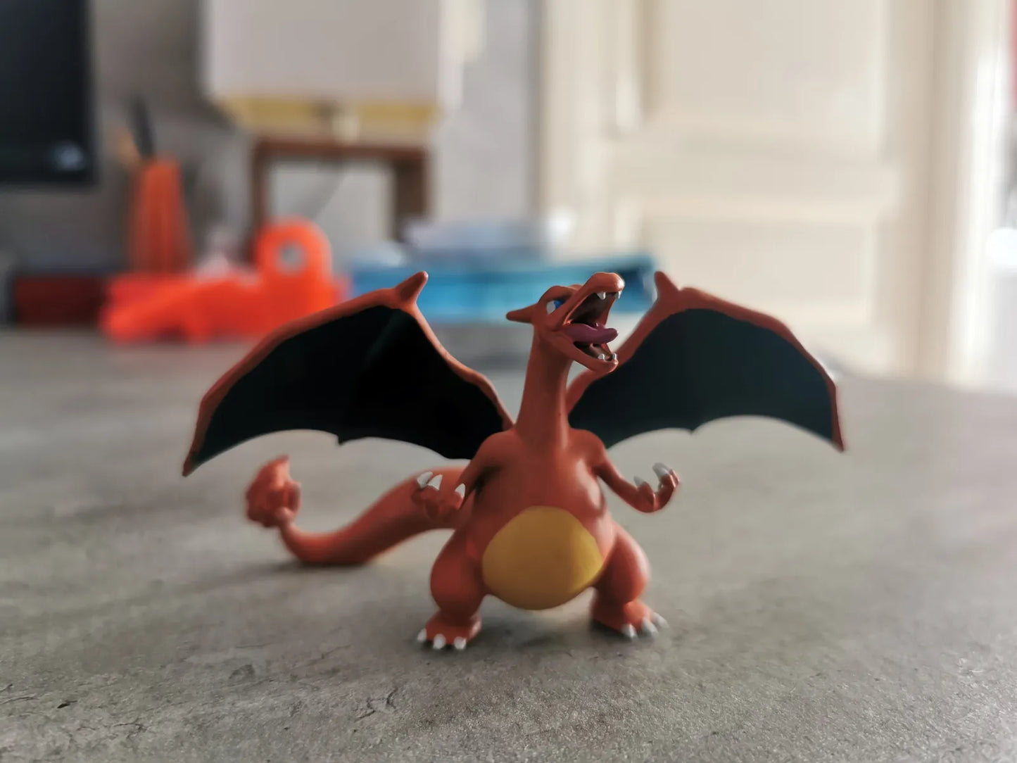🔥 3D Printed Fire Dragon Figure 🐉