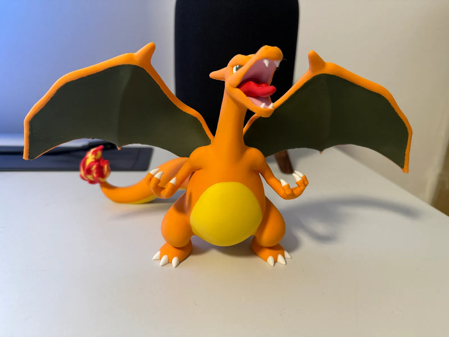 🔥 3D Printed Fire Dragon Figure 🐉