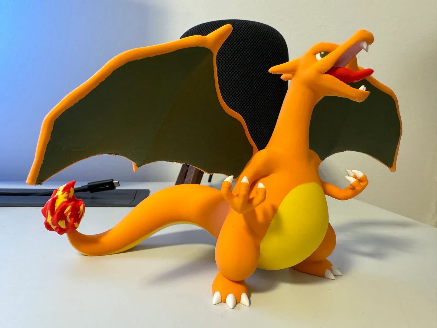 🔥 3D Printed Fire Dragon Figure 🐉