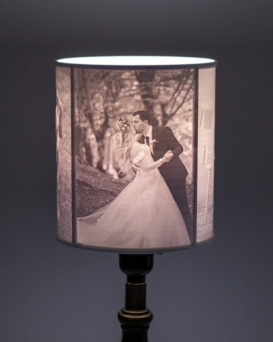 Custom 3D-Printed Lamp with Lithophane Photo Shade – Light Up Your Memories 💡