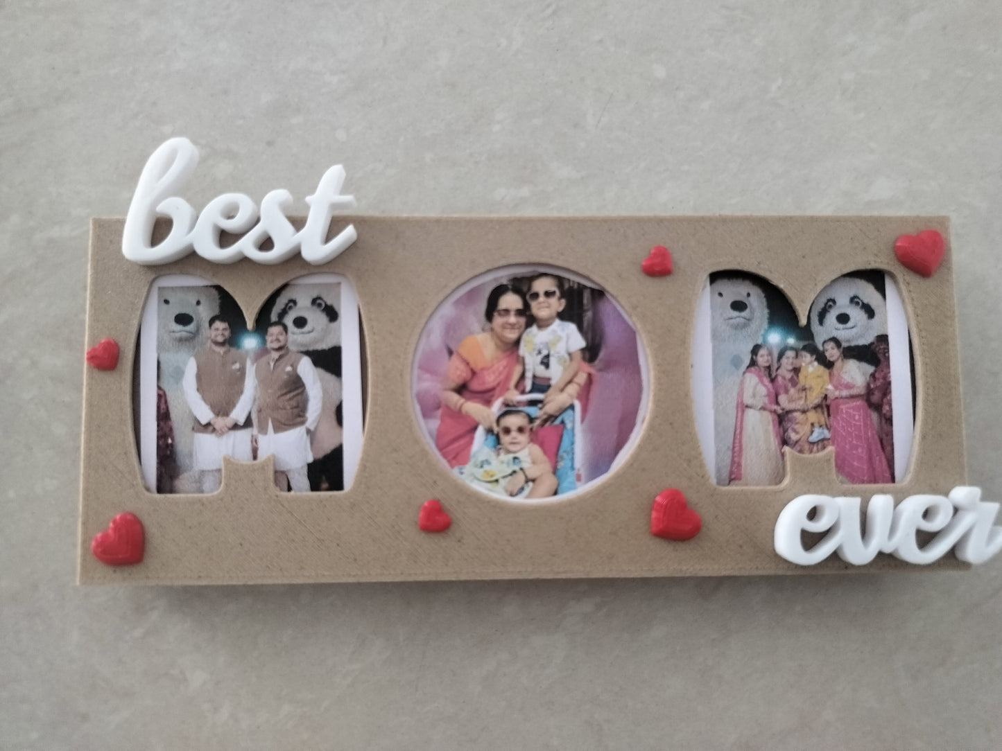 MOM Photo Frame With Fridge Magnet
