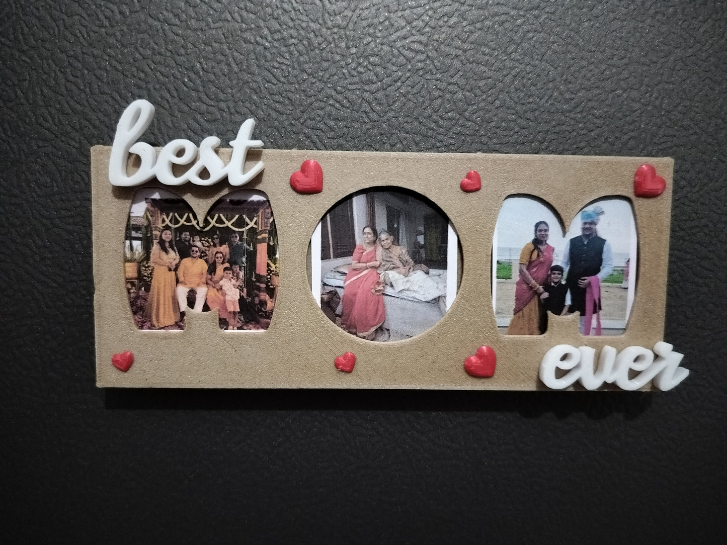MOM Photo Frame With Fridge Magnet